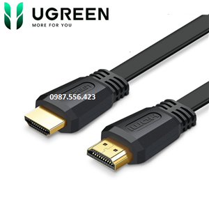 Cáp HDMI 2.0 dẹt dài 5m hỗ trợ 4K@60MHz Ugreen 50821 chính hãng