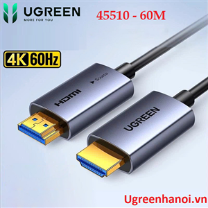 Cáp HDMI 2.0 Quang AOC Ugreen 45510 HD178 dài 60M - Truyền Tín Hiệu 4K@60Hz cao cấp