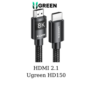 Cáp HDMI 2.1 Ugreen 40182 dài 5M - Hỗ trợ 8K@60Hz, HDR, eARC, băng thông 48Gbps cao cấp
