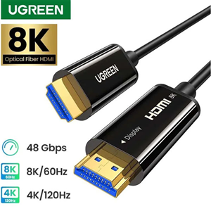 Cáp HDMI 2.1 Ugreen 50400 40m sợi quang 8K/60Hz, 4K/120Hz