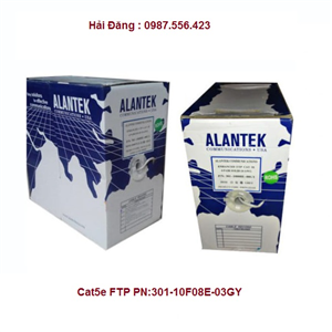 Cáp mạng Alantek Cat5e FTP PN:301-10F08E-03GY