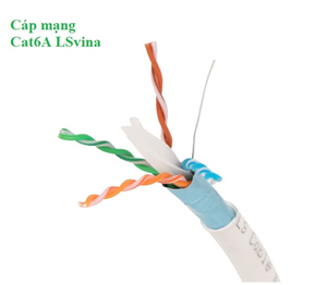 Cáp Mạng LS VINA CAT6A F/UTP 4Pair CM - White (FTP-A-C6G-E1VN-M 0.5X004P/WH)