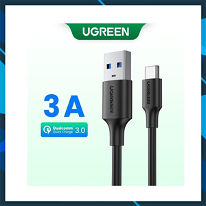 Cáp sạc nhanh 20W đầu USB 2.0 sang USB Type-C, cáp Ugreen 20884 chính hãng, cáp sạc chất lượng cao
