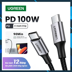 Cáp sạc nhanh 20W đầu USB Type-C sang USB Type-C, cáp Ugreen 70429 chính hãng,cáp sạc chất lượng cao