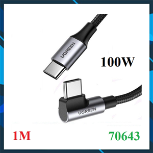 Cáp sạc nhanh 20W đầu USB Type-C sang USB Type-C, cáp Ugreen 70643 chính hãng,cáp sạc chất lượng cao