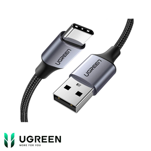 Cáp sạc nhanh USB Type C dài 25cm Ugreen 60124 chính hãng