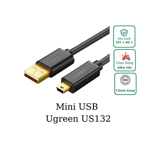 Cáp sạc USB 2.0 sang mini USB dài 2M UGREEN US132 30472