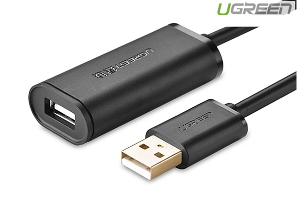 Cáp USB nối dài 20m có chíp khuếch đại  Ugreen 10324 Cao cấp