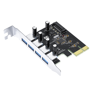 Card PCI-E to USB 3.0 VegGieg V-PC02 - Cạc mở rộng 4 cổng USB 3.0 cho máy tính bàn
