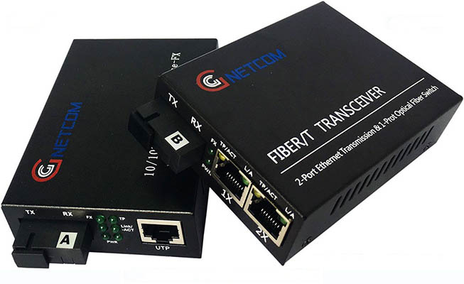Converter quang Gnetcom 2 Cổng Ethernet I PN: GNC-1112S-20B