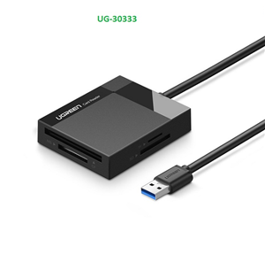 Đầu đọc thẻ nhớ USB 3.0 dài 0.5 hỗ trợ SD/TF/MS/CF Ugreen 30333