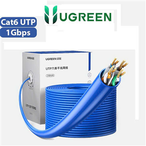 Dây, Cáp mạng UTP CAT6 dài 305m chính hãng Ugreen 11259 23AWGlõi đồng nguyên chất chuẩn gigabits