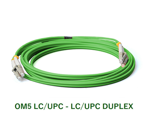 Dây Nhảy Quang Flyin OM5 LC/UPC-LC/UPC 25M Duplex - Multimode Cao Cấp, Suy Hao Thấp