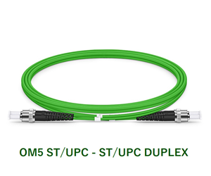 Dây nhảy quang Flyin OM5 ST/UPC-ST/UPC 5M Duplex - Hiệu suất cao, kết nối ổn định, giá tốt