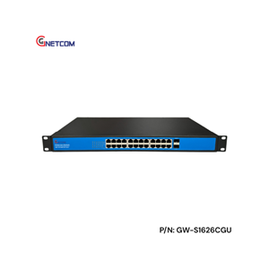 GNETCOM GW-S1626CGU - Switch Mạng 26 Cổng Gigabit, Hiệu Suất Cao, Kết Nối Mạnh Mẽ