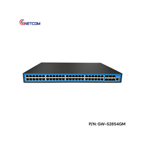 GNETCOM GW-S2854GM - Switch Layer 2 54 Cổng Gigabit, Hiệu Suất Cao, Kết Nối Ổn Định