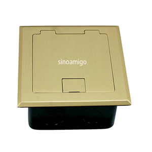 Hộp ổ cắm âm sàn sinoamigo SOP-127 với 6 ổ cắm hàng cao cấp