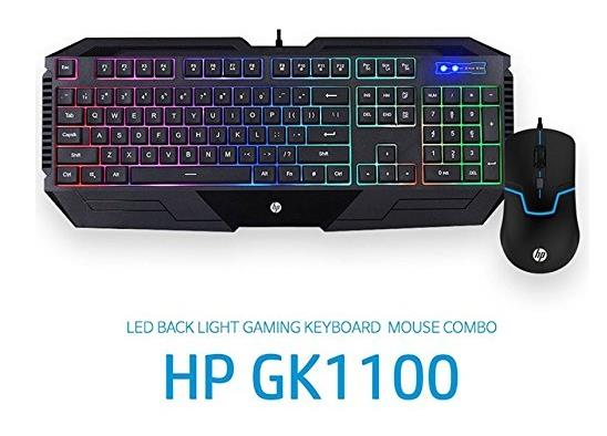 HP GK1100 GAMING KEYBOARD AND MOUSE ĐEN LED