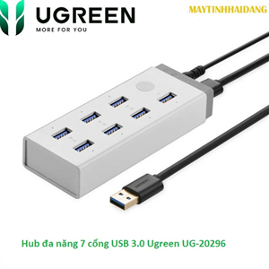 Hub đa năng  7 cổng USB 3.0 Ugreen UG-20296 kèm sạc điện thoại