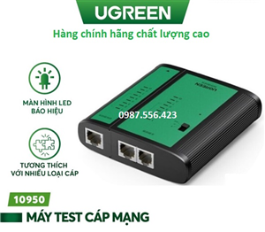 Máy test cáp mạng, máy kiểm tra tín hiệu cáp mạng  Ugreen 10950 chính hãng