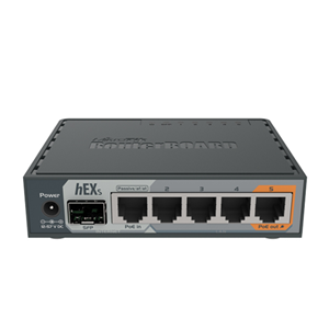 Mikrotik RB760iGS  (hEX S) Thiết bị cân bằng tải router chịu tải 80-100 user