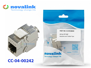 Nhân mạng Cat6A STP chống nhiễu, dùng cho mạng 10Gbps - Novalink CC-04-00242