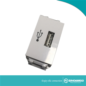 Nhân sạc USB 5V- 2A Premium  Sinoamigo F21-C2A chuẩn 128