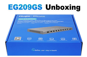 Router cân bằng tải Ruijie RG-EG209GS 8 cổng giảm khả năng quá tải của sever