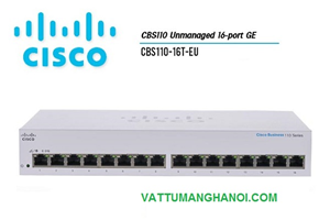 Switch chia mạng 16 cổng Cisco 10/100/1000 chính hãng-CBS110-16T-EU