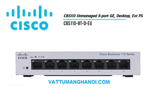 Switch chia mạng Cisco 8 cổng Gigabits 10/100/1000  Chính hãng -CBS110-8T-D-EU