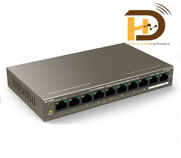 Switch mạng TEF1110P-8-102W 8-Port10 / 100Mbps + 2 Gigabit  TEF1110P