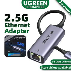 USB Type-C to Lan RJ45 2.5Gbs Ugreen Bộ Chuyển Đổi Usb c Tốc Độ Cao 2500mbps Cho macbook ipad pro