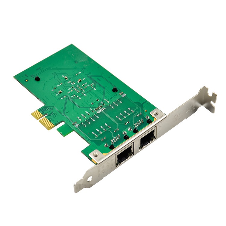 Card PCI Express x1 to 2 cổng lan gigabit chip set intel JL8