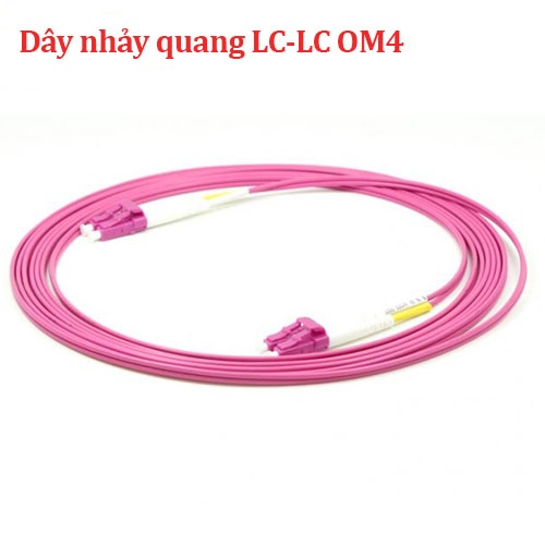 Dây nhẩy quang Multil mode OM4 duplex LC/Upc-LC/Upc dài 20m