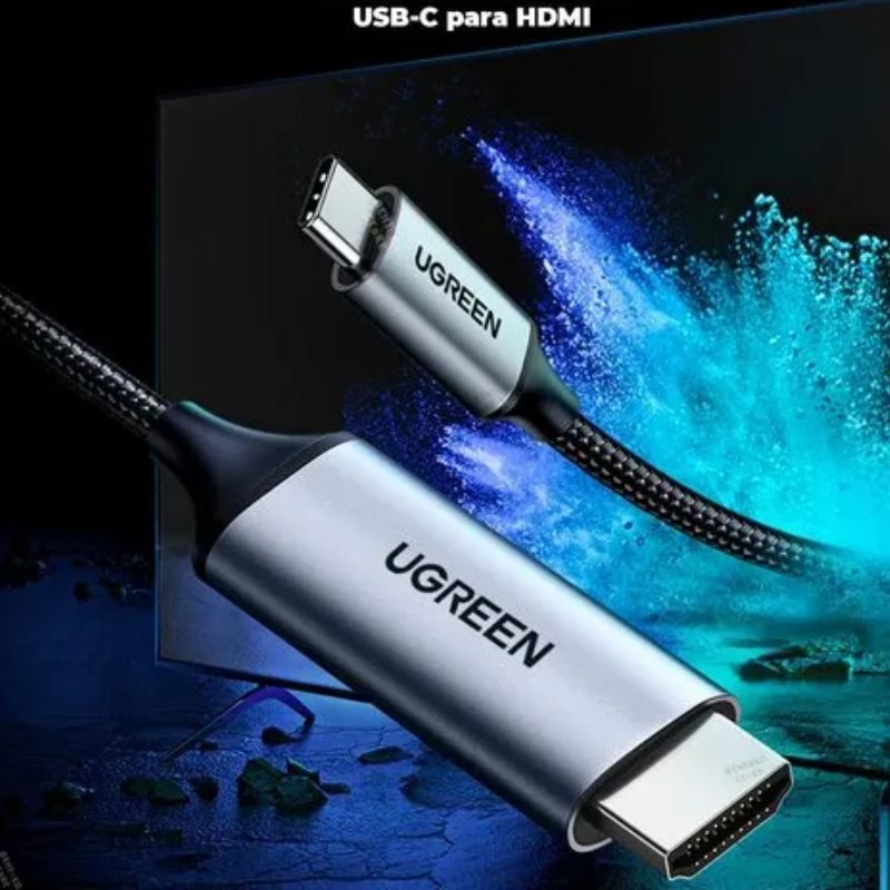Cáp USB-C to HDMI 4K@60Hz Ugreen 50570 1.5m - Truyền hình ảnh sắc nét, ổn định, cao cấp