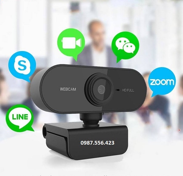 Webcam học trực tuyến HD1080 siêu nét độ phân giải cao