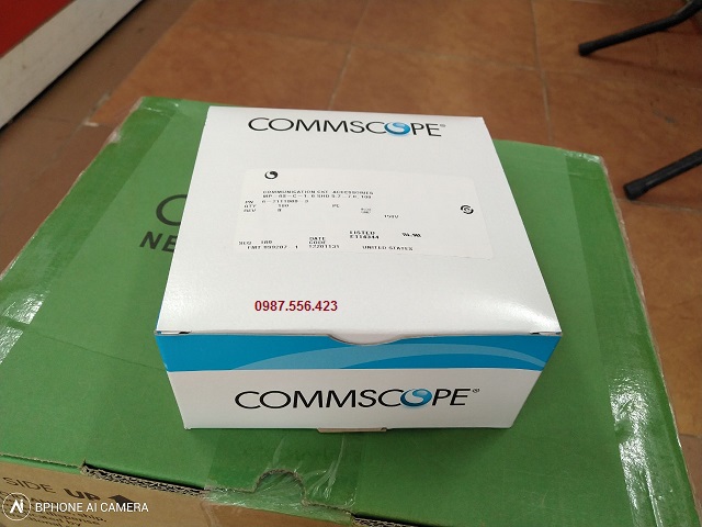Đầu bấm,hạt mạng Cat6 3 mảnh Commscope  chính hãng PN 6-2111989-3